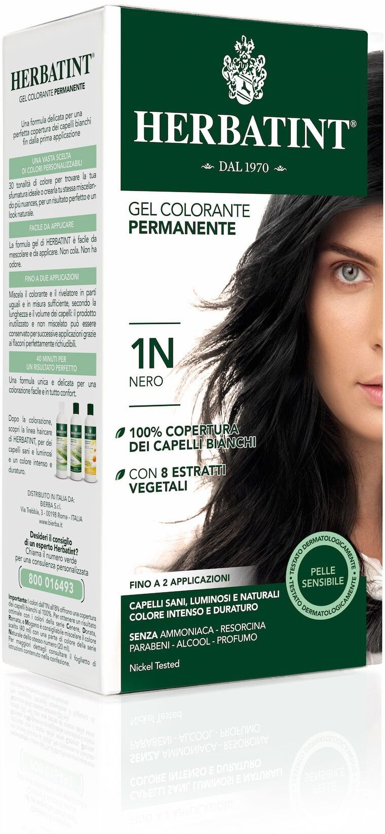 Herbatint Gel Colorante Permanente 1n Nero 150ml