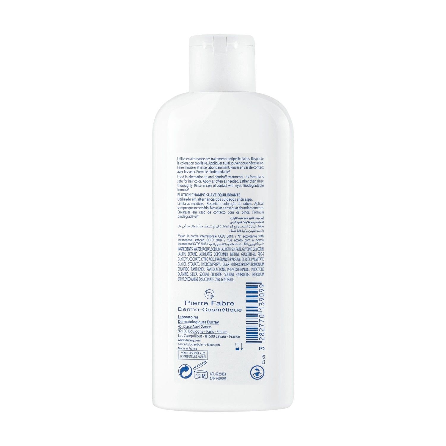 Ducray Elution Shampoo Equilibrante Delicato Anti-forfora 200ml