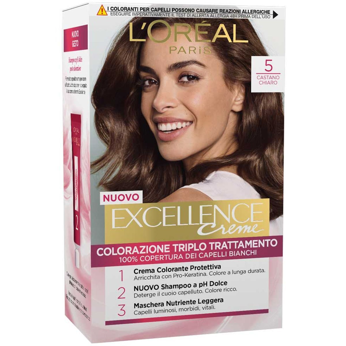 L'Oreal Crème Colorazione Permanente 5 Castano Chiaro