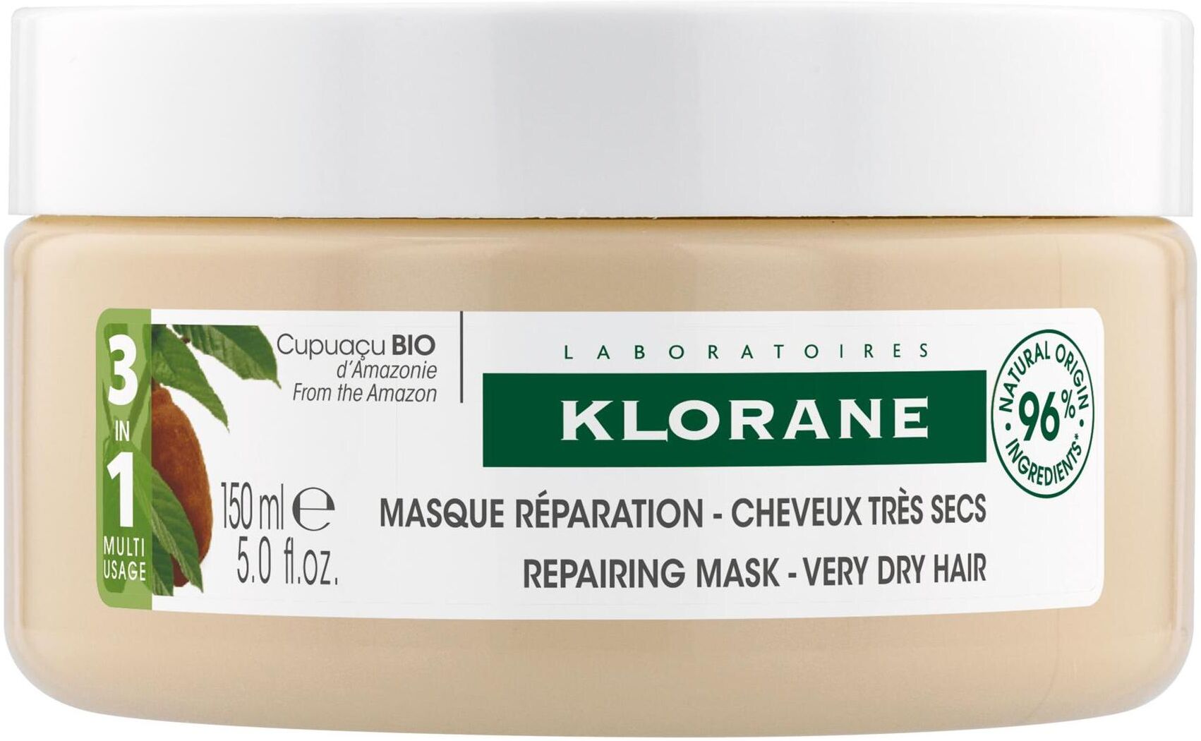 Klorane Maschera Capelli Burro Cupuacu Bio 150ml