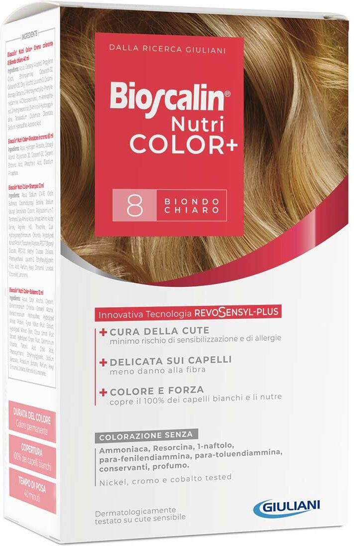 Bioscalin Nutricolor+ Tinta Capelli N.8 Biondo Chiaro