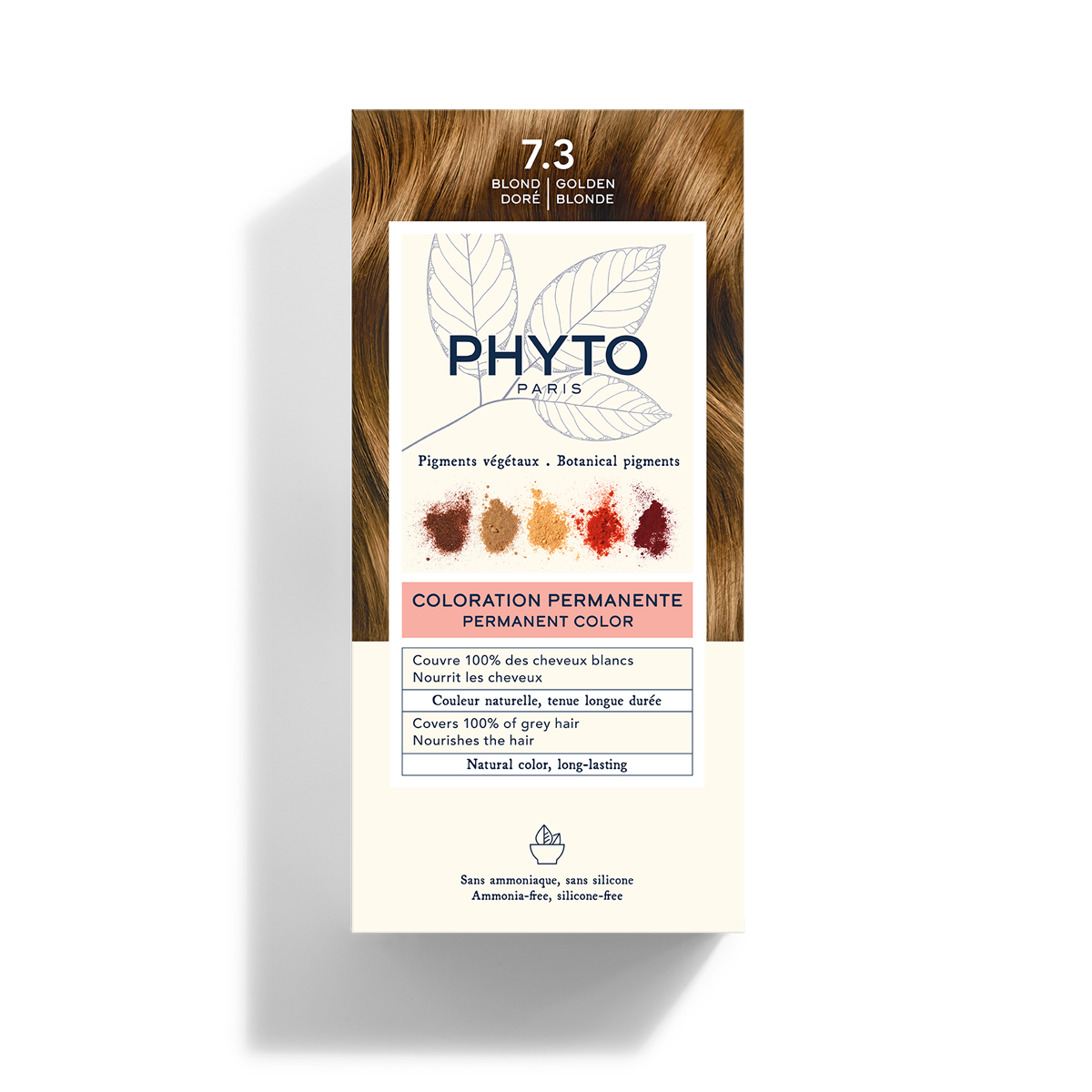 Phyto Phytocolor Kit Colorazione Capelli 7.3 Biondo Dorato
