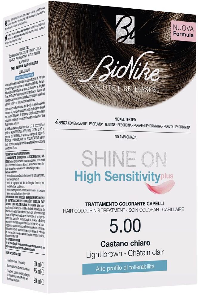 Bionike Shine On High Sensitivity Plus Tinta Capelli 5 Castano Chiaro