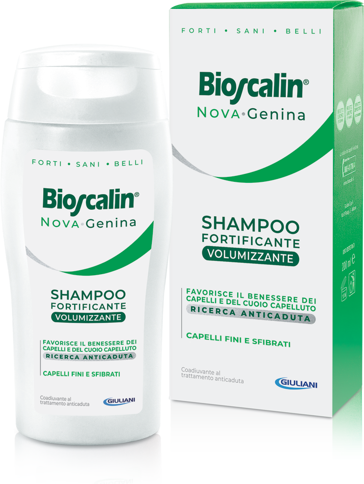 Bioscalin Nova Genina Shampoo Fortificante Volumizzante 200ml