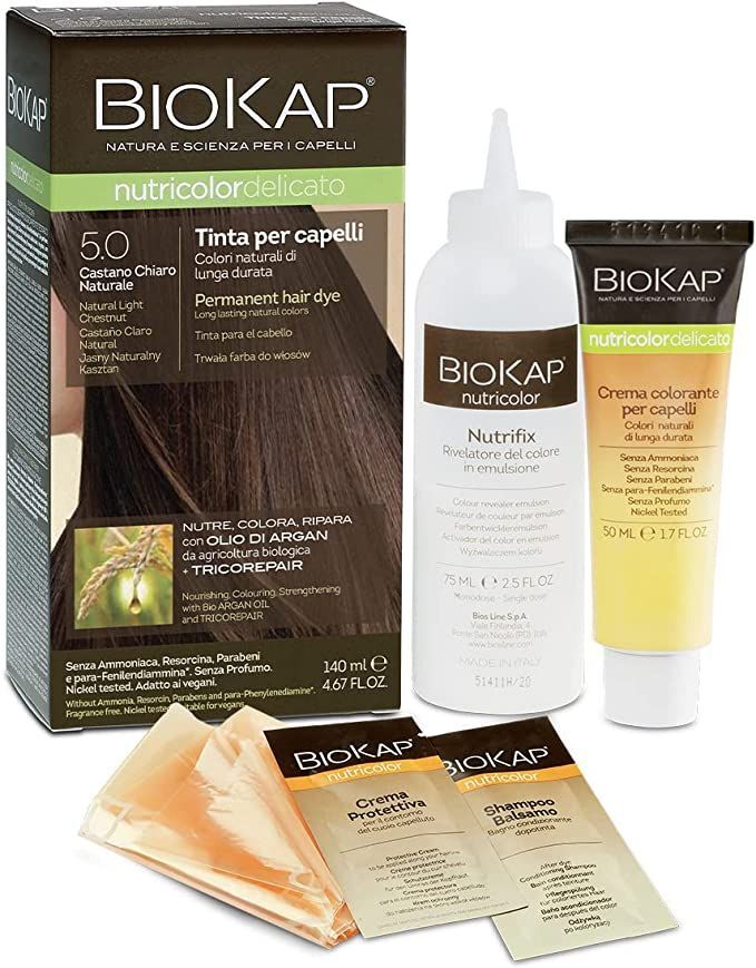 Biokap Nutricolor Delicato Tinta Capelli 5.0 Castano Chiaro Naturale