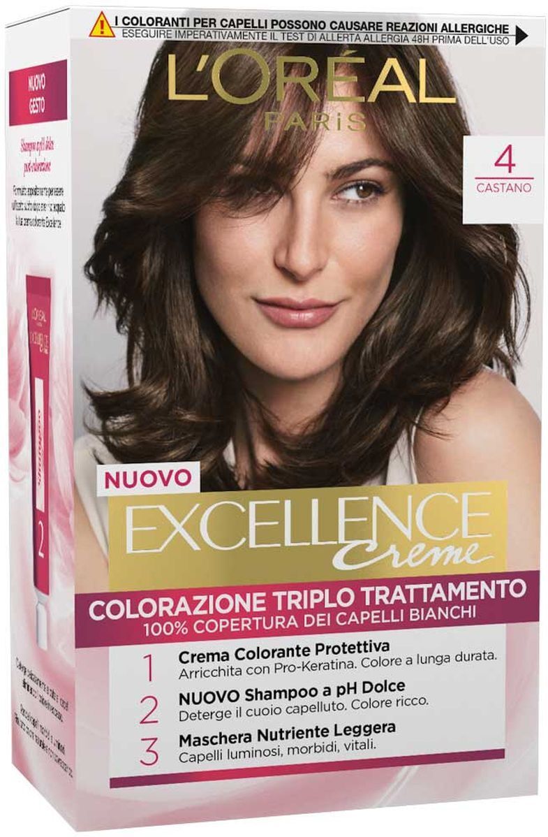 L'Oreal Crème Colorazione Permanente 4 Castano