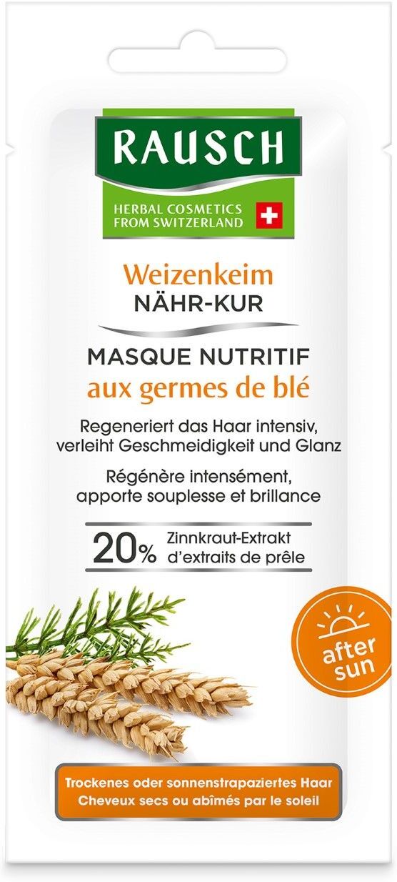 Rausch Maschera Nutritiva Germe Di Frumento Rigenerante Cuoio Capelluto 1 Bustina