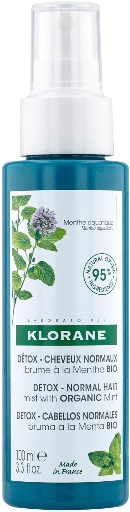 Klorane Spray Purificante Menta Acquatica Bio 100ml