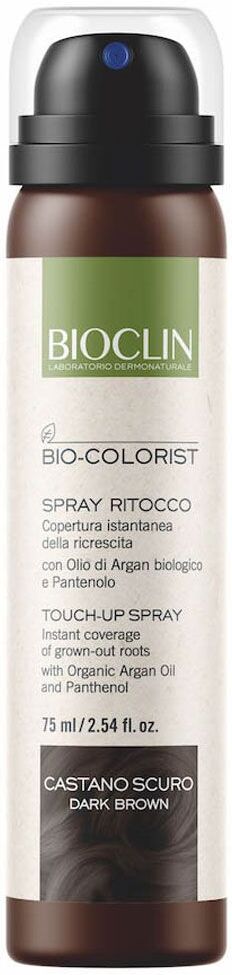 Bioclin Bio-colorist Spray Ritocco Ricrescita Capelli Castano Scuro 75ml