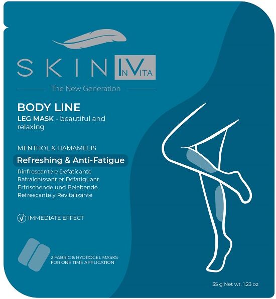 Skin Iv Maschera Coreana Gambe Leggere Con Mentolo E Amamelide 2 Pezzi