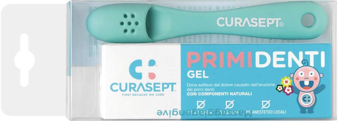 Curasept Kit Gel Primi Denti 20ml + Massaggiagengive