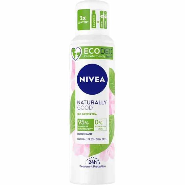 nivea deodorante eco spray naturally good tea verde 125ml