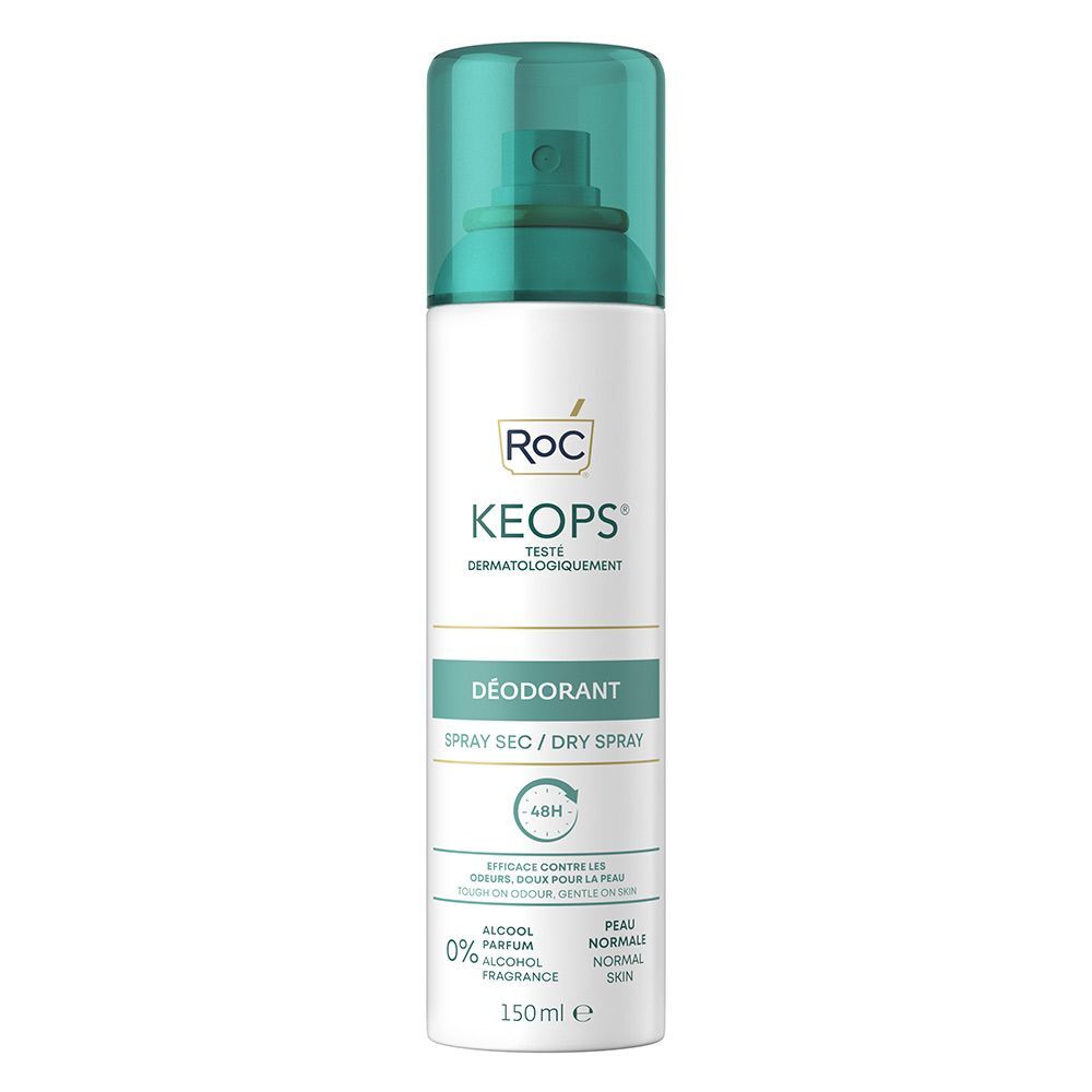 roc keops deodorante spray secco 24h 150ml