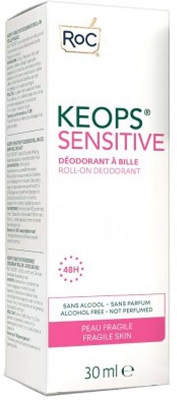 roc keops deodorante roll-on pelle sensibile 30ml