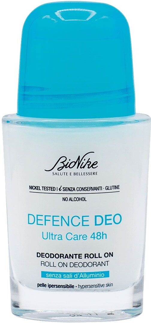 bionike defence deo ultra care 48h deodorante roll-on senza sali d'alluminio 50ml