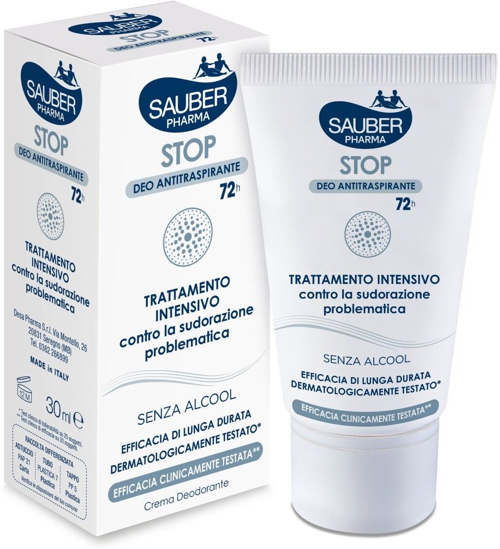 sauber deo antitraspirante 72 ore crema 30ml