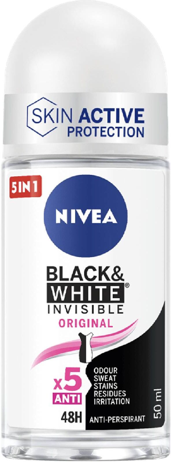 Nivea Deo Aid Black white Roll On 50ml