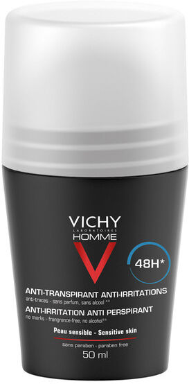 Vichy Homme Deodorante Roll-on Antitraspirante 50ml