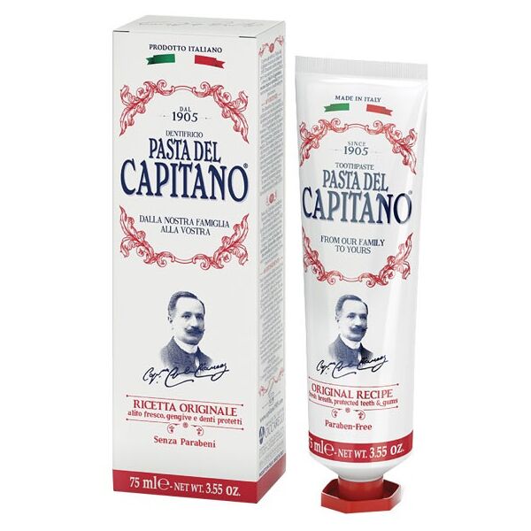 pasta del capitano 1905 dentifricio ricetta originale 75ml