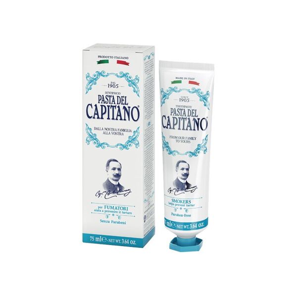 pasta del capitano 1905 dentifricio per fumatori 75ml