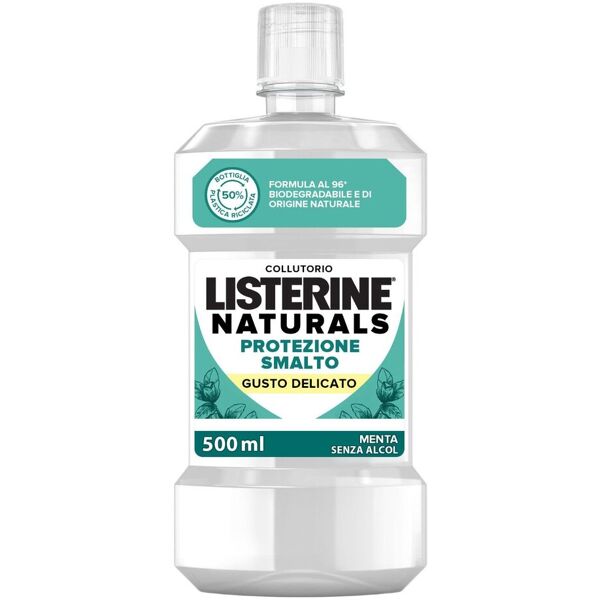 listerine naturals protezione smalto collutorio 500ml