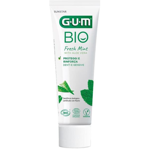 gum dentifricio bio denti e gengive menta fresca 75ml