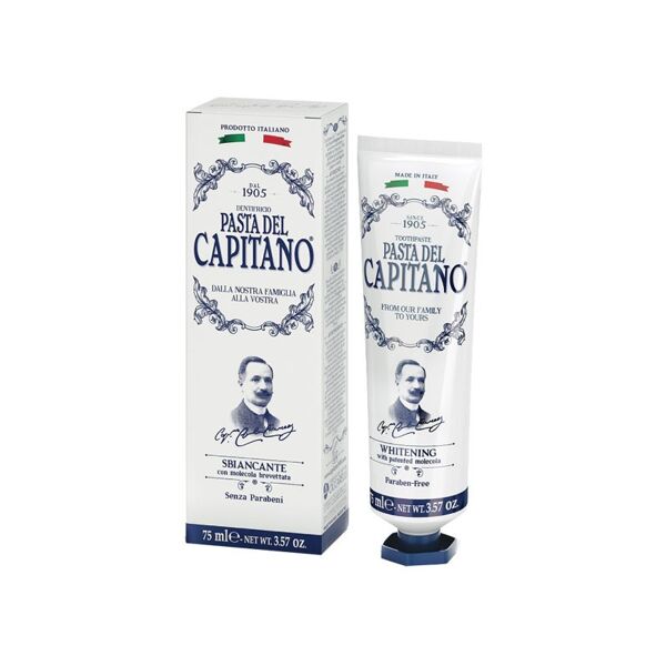 pasta del capitano 1905 dentifricio sbiancante 75ml