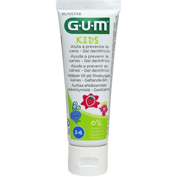 gum kids dentifricio 2/6 anni 50ml