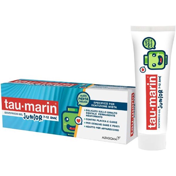 tau marin dentifricio gel junior 7-12 anni 50ml