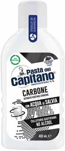 pasta del capitano collutorio carbone vegetale 400ml