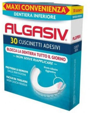 algasiv adesivo protesi inferiore 30 pezzi