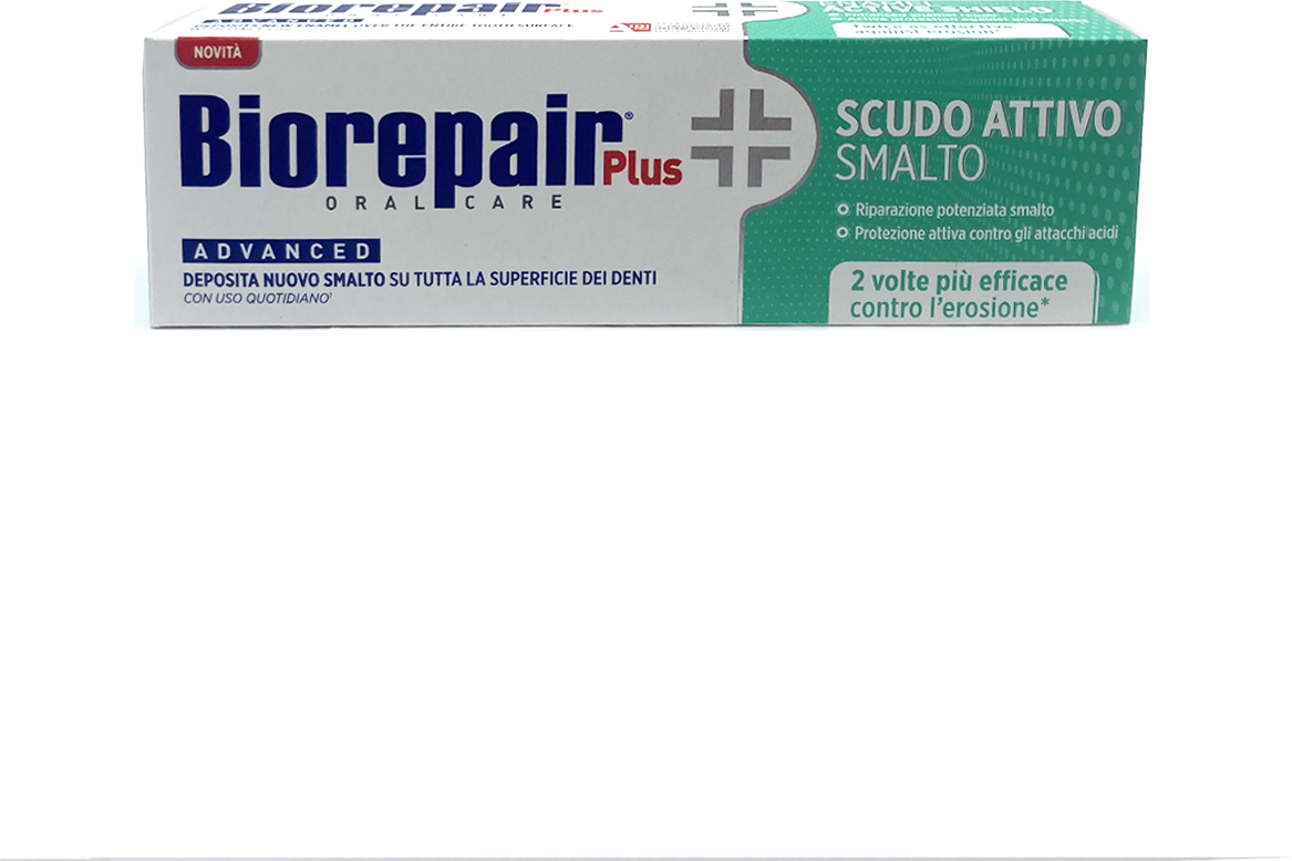 biorepair dentifricio plus advanced scudo attivo smalto 75ml