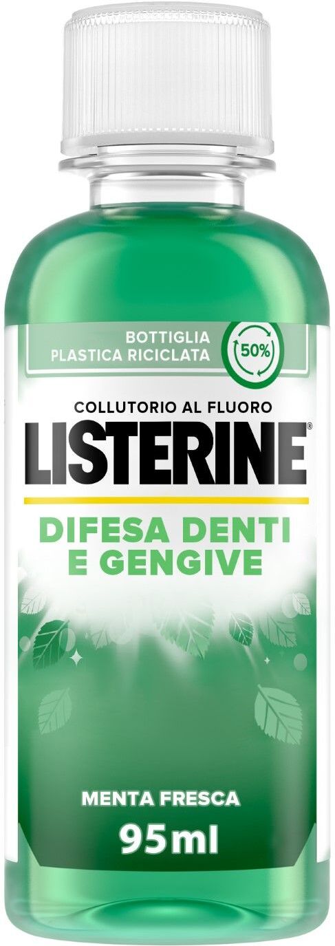 listerine difesa denti e gengive collutorio 95ml