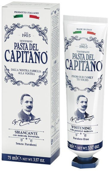 pasta del capitano 1905 dentifricio sbiancante 75ml