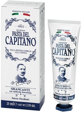 pasta del capitano dentifricio sbiancante 25ml