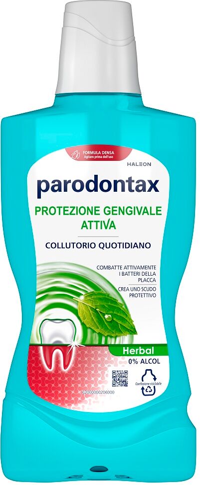 parodontax herbal collutorio quotidiano protezione gengive alito fresco senza alcool 500ml