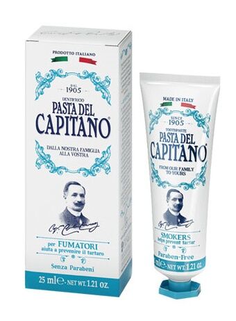 pasta del capitano dentifricio per fumatori 25ml