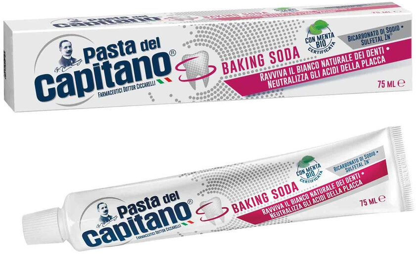 pasta del capitano dentifricio baking soda100ml