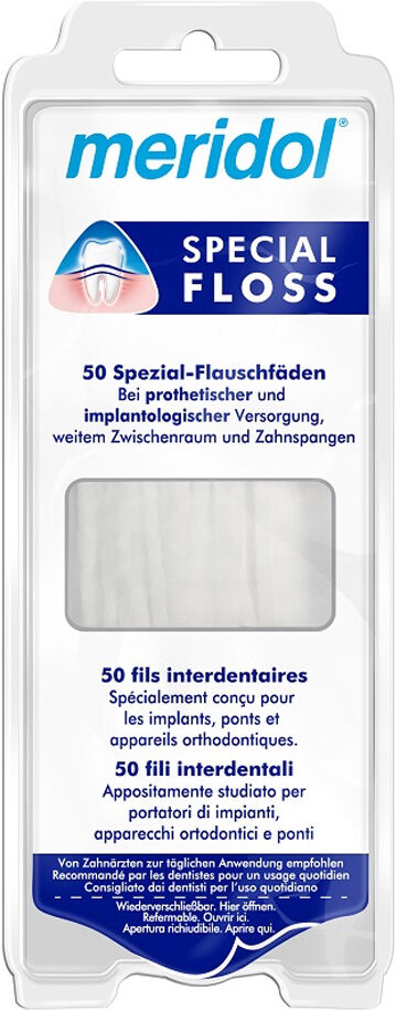 meridol filo interdentale special floss 50 fili