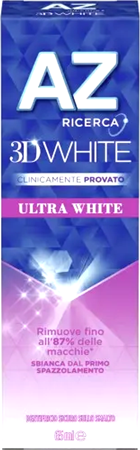 az 3d ultra white dentifricio 65ml