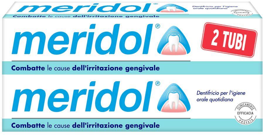 meridol dentifricio protezione gengive 2x75ml