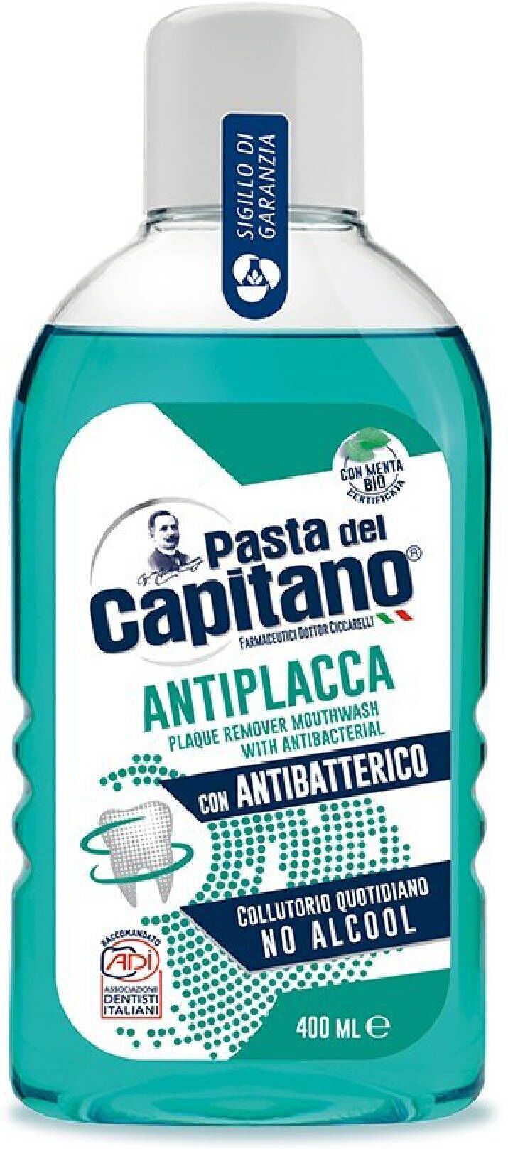 pasta del capitano collutorio antiplacca 400ml