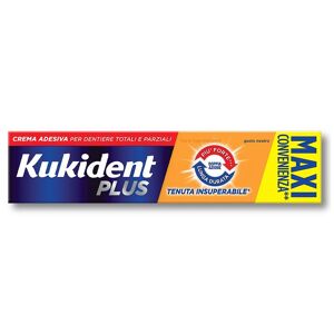 Kukident Plus Doppia Azione Crema Adesiva Dentiere 65g