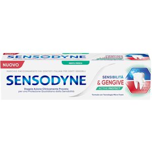 Sensodyne Sensibilità E Gengive Active Protect Dentifricio Denti Sensibili E Gengive Sane Menta 75ml