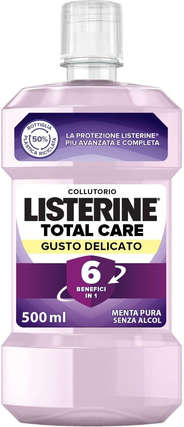 Listerine Total Care Collutorio Gusto Delicato 500ml