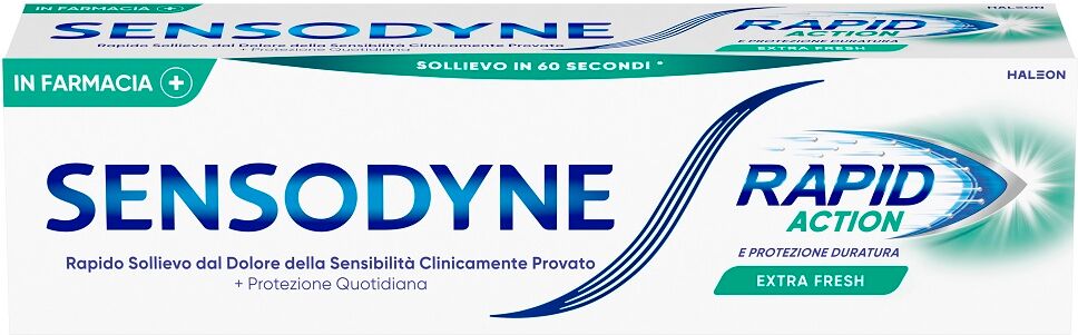 Sensodyne Rapid Action Dentifricio Quotidiano Denti Sensibili Extra Fresh 75ml