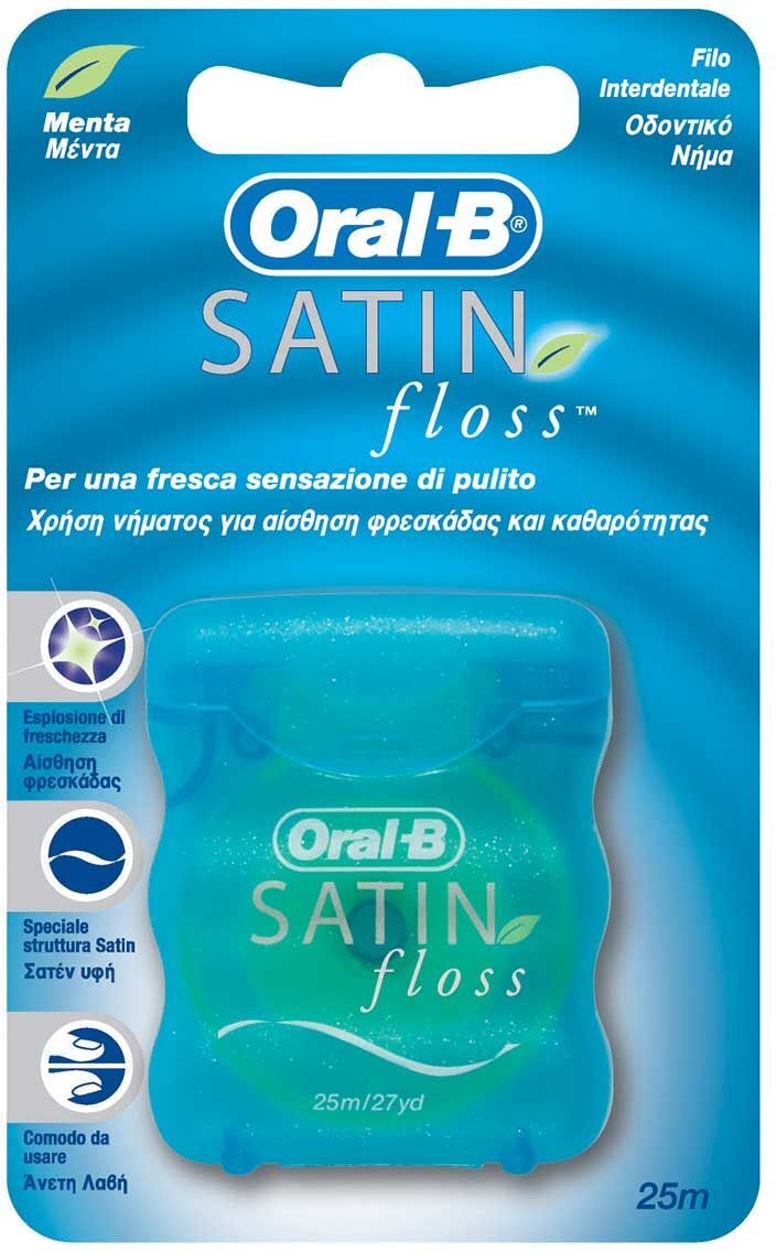 Oral-b Filo Interdentale Alla Menta Satin Floss 25m