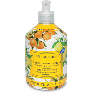 L'erbolario Frescaschiuma Agrumi Detergente Mani E Corpo 490ml