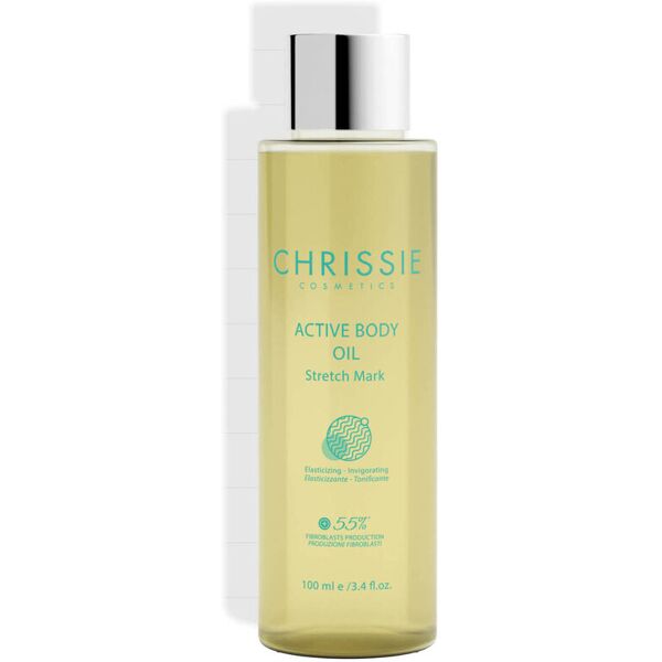 chrissie active body oil stretch mark elasticizzante e tonificante 100ml