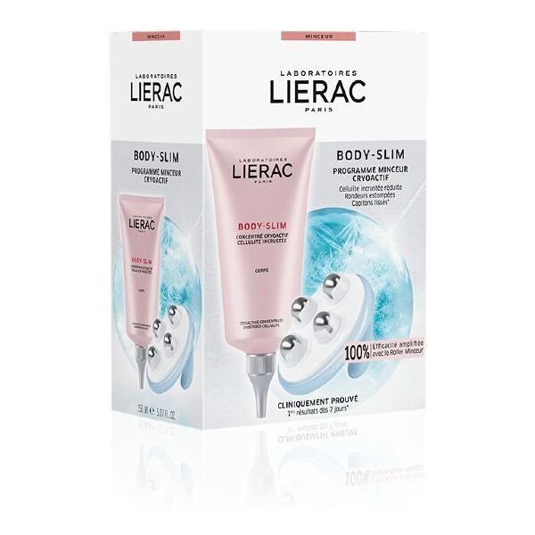 lierac body slim concentrato crioattivo cellulite resistente 150ml + massaggiatore